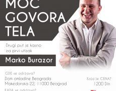 Seminar ”MOĆ GOVORA TELA” u Domu omladine Beograd